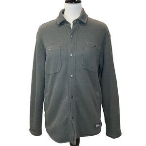 Men’s Eddie Bauer Green Corduroy Sherpa Lined Jacket S